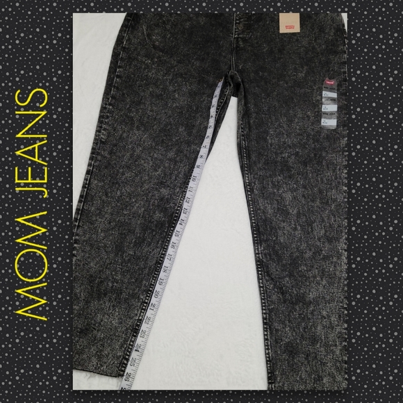 MOM JEANS HIGH RISE TAPERED LED - Picture 5 of 11